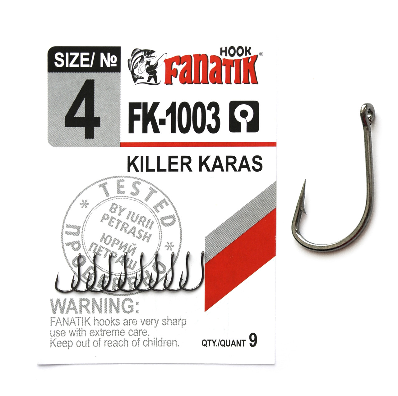 Крючок FANATIK KILLER KARAS FK-1003 №4 (10mm9)шт