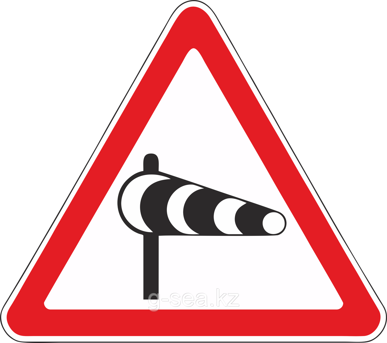 Дорожный знак 1.27 Боковой ветер