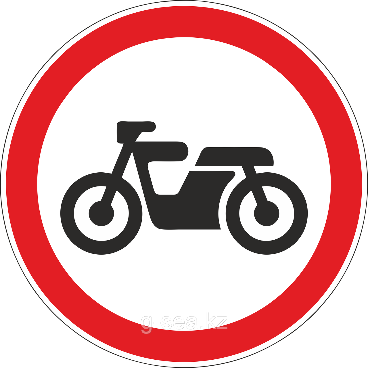 Дорожный знак 3.5 Движение мотоциклов запрещено - фото 1 - id-p88711575
