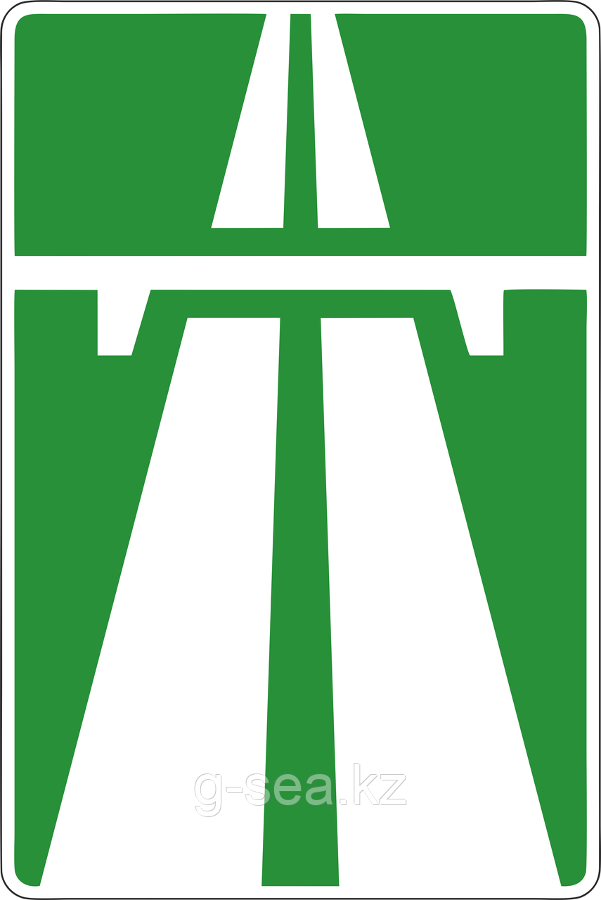 Дорожный знак 5.1 Автомагистраль - фото 1 - id-p88711615