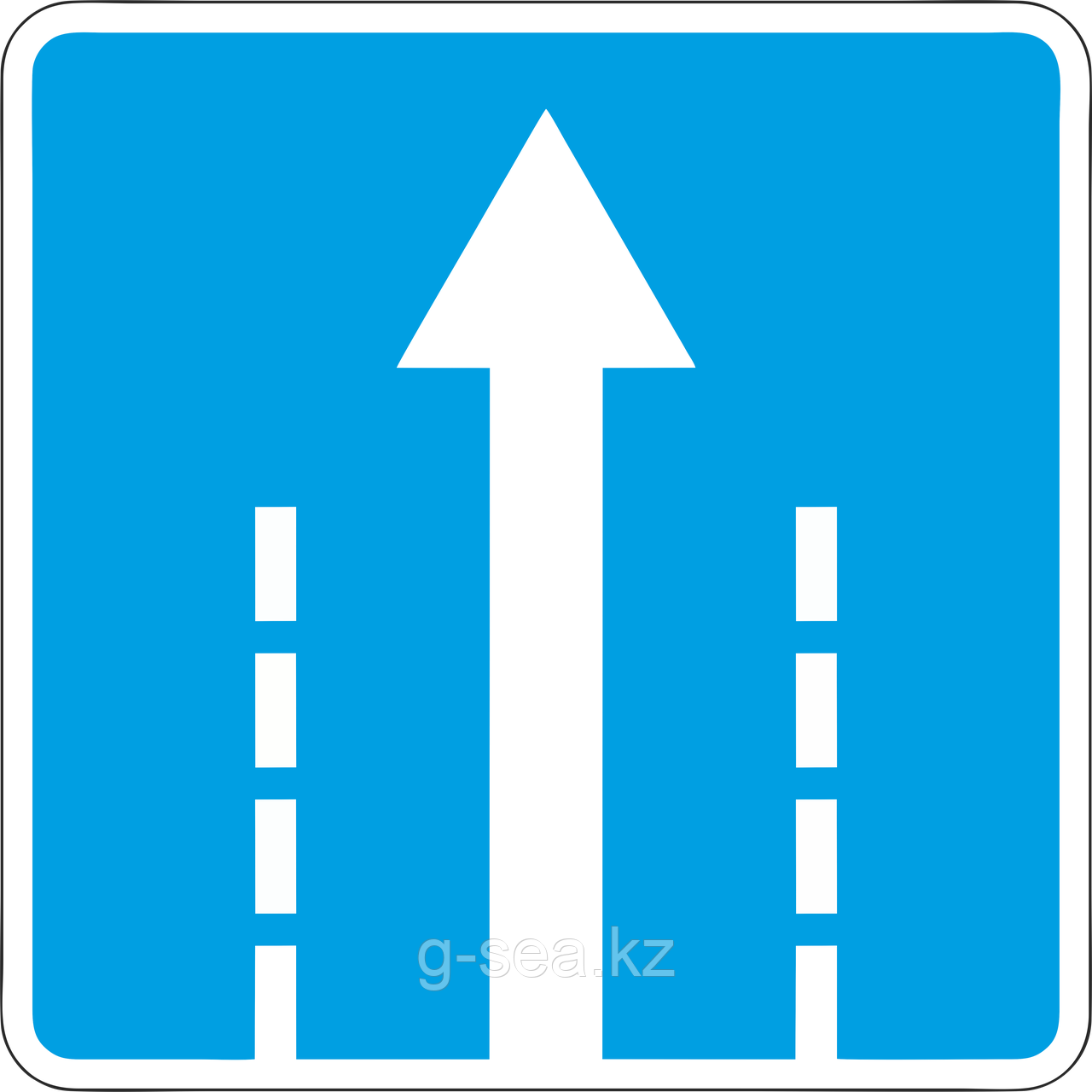 Дорожный знак 5.8.2 Направление движения по полосе - фото 1 - id-p88711624