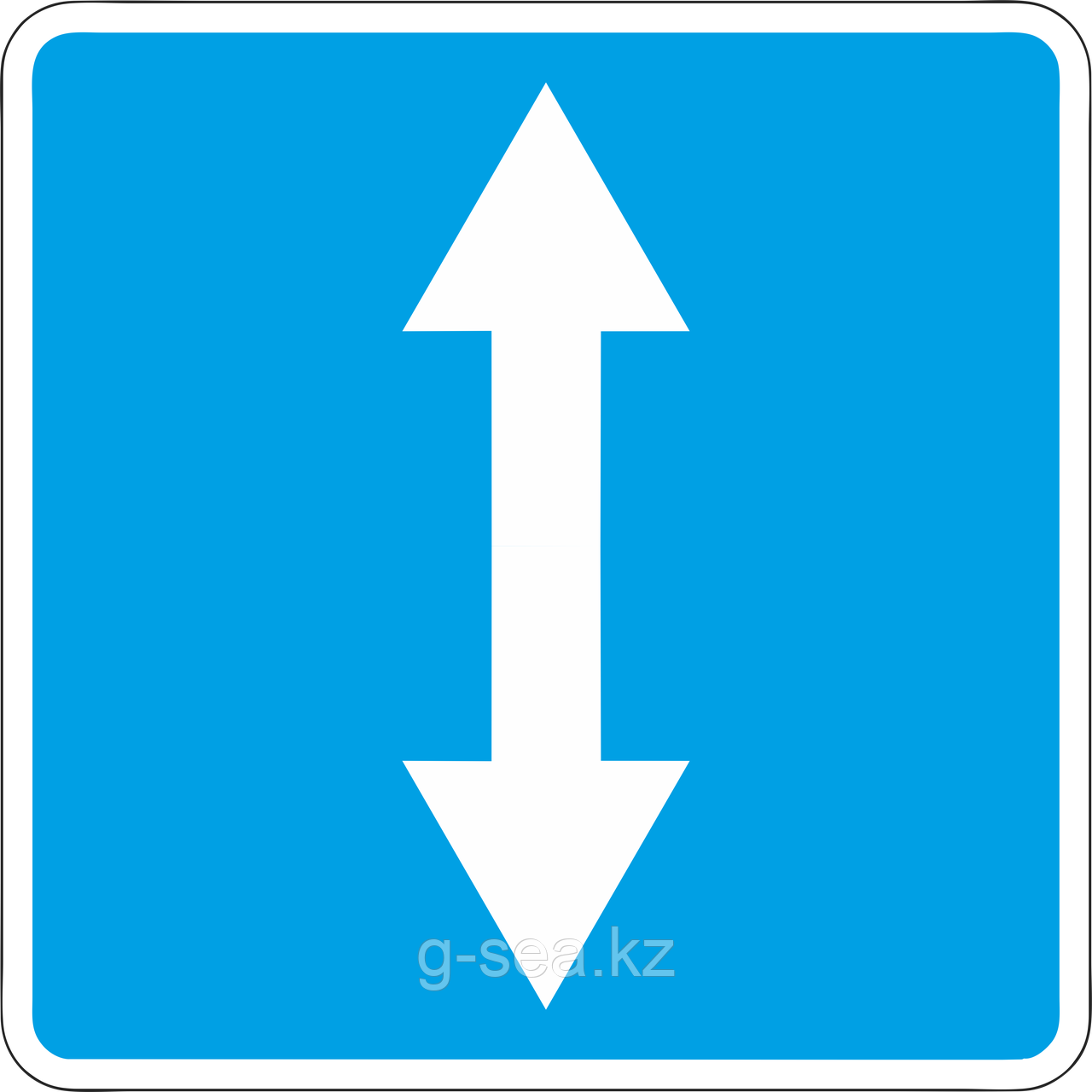 Дорожный знак 5.35 Реверсивное движение