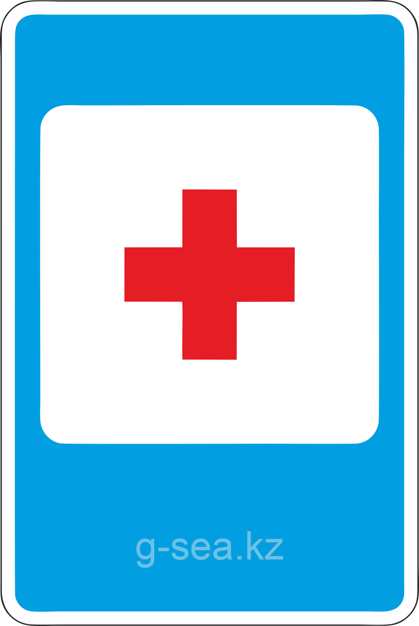 Дорожный знак 6.1 Пункт первой медицинской помощи