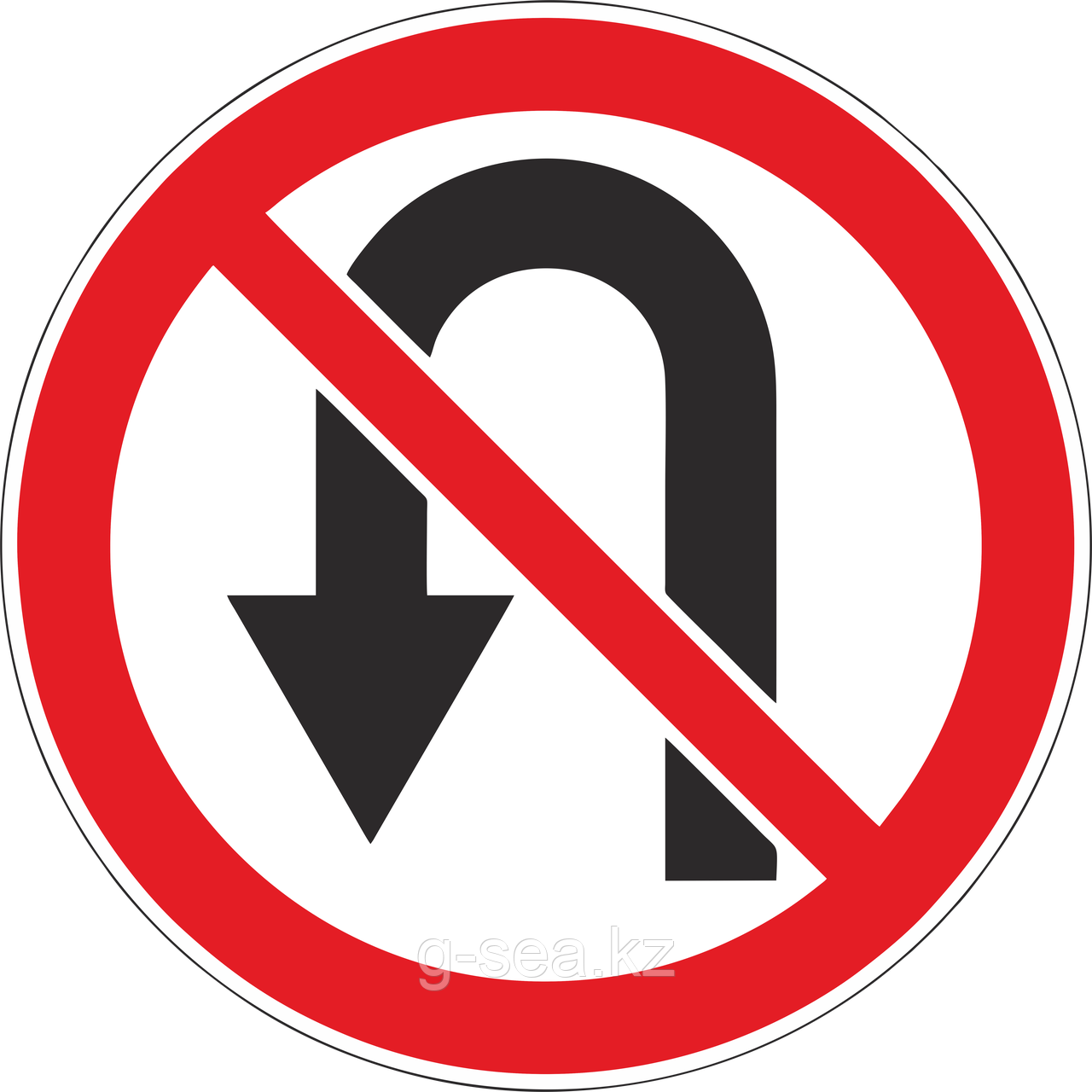 Дорожный знак 3.19 Разворот запрещен