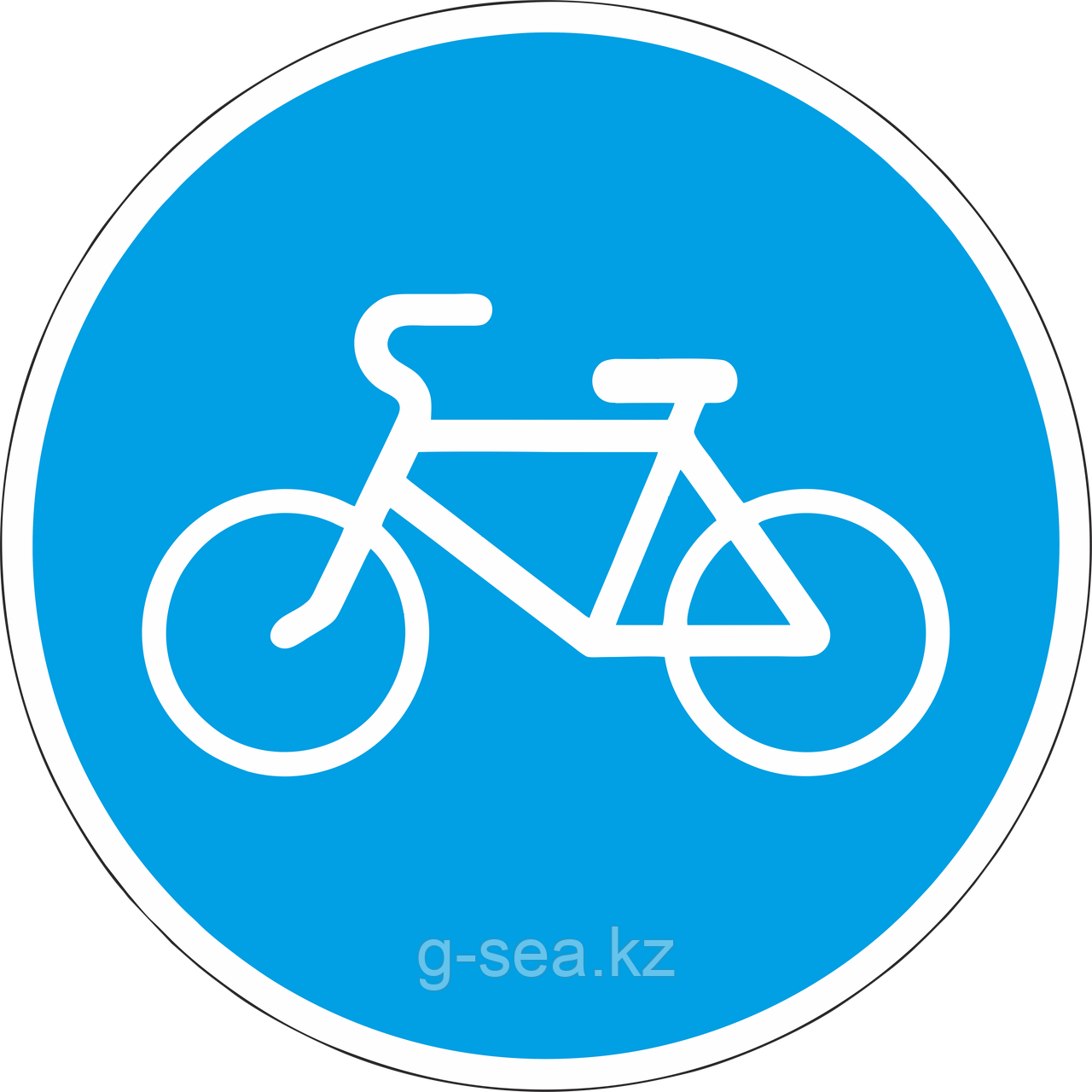 Дорожный знак 4.5 Велосипедная дорожка - фото 1 - id-p88711929