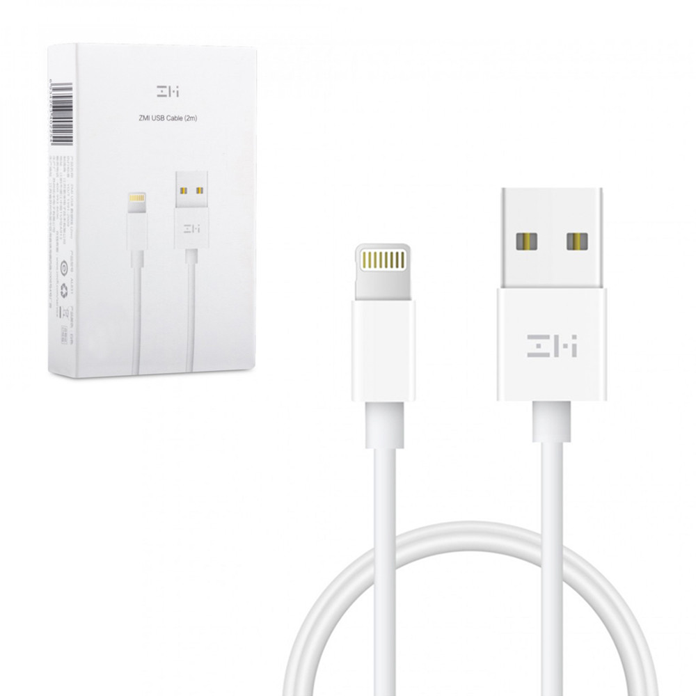 Кабель Apple lightning Xiaomi ZMI (AL831) 2m, White