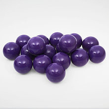 Шарики для сухого бассейна с рисунком, диаметр шара 7,5 см, набор 150 штук, цвет фиолетовый