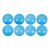 Шарики для сухого бассейна с рисунком, диаметр шара 7,5 см, набор 500 штук, цвет голубой, фото 3