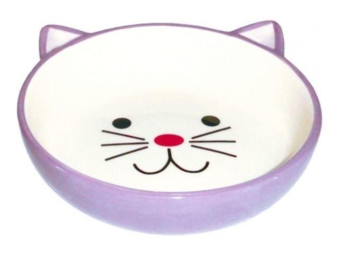 Миска керамическая для кошек Мордашка