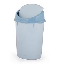Контейнер д/мусора 12,0л овал., голуб. Альтернатива пласт