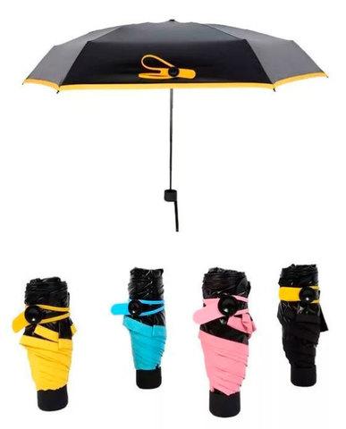 Зонт карманный универсальный Mini Pocket Umbrella (Синий) - фото 3 - id-p88724439