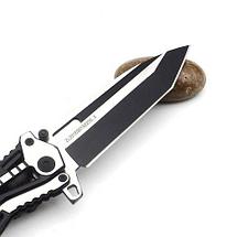 Нож складной походный с механизмом «Трансформер» GENERAL LEE 16010А (Черный + Белый), фото 2