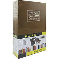 Книга-сейф The New English Dictionary 265х200х65 мм большая бежевая