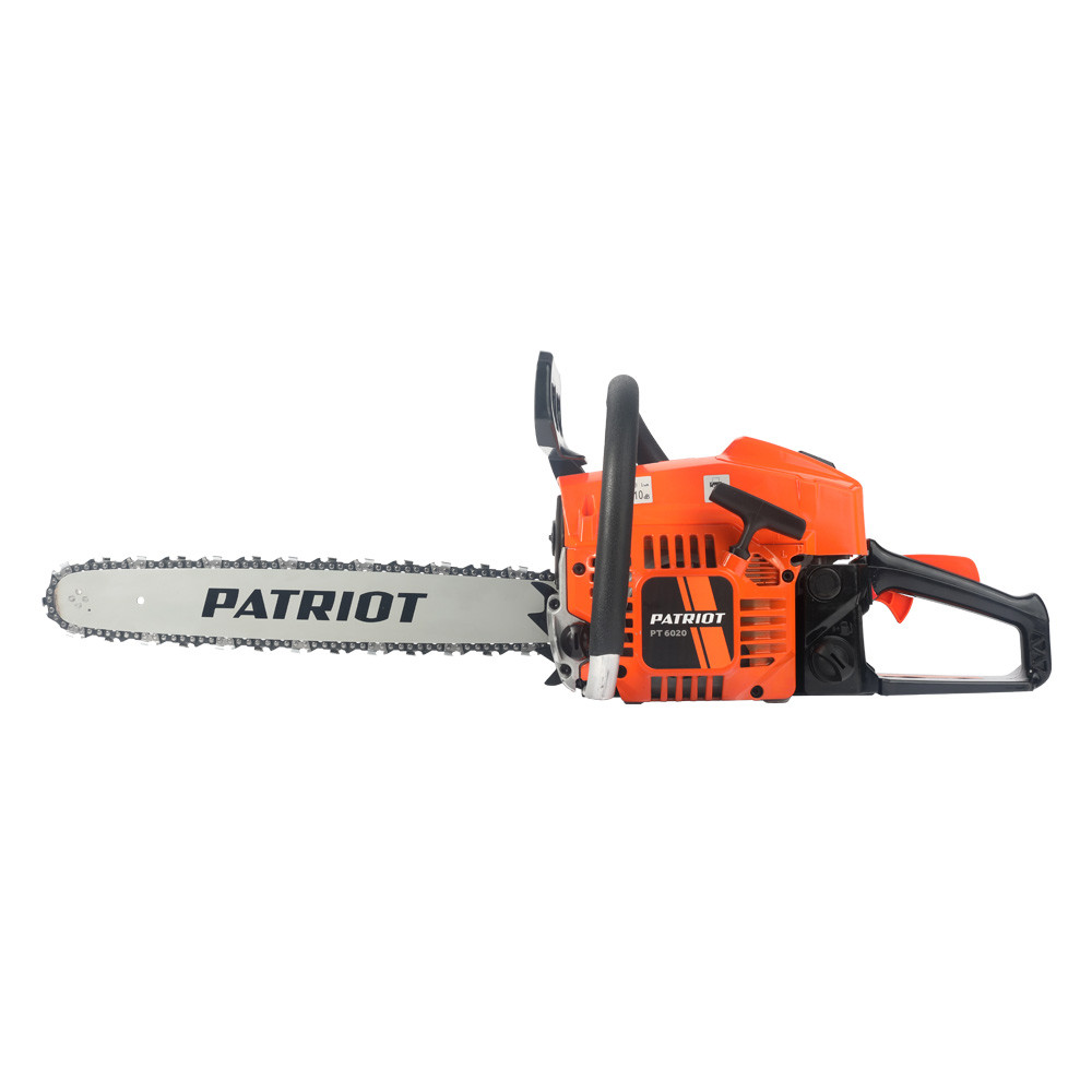 Пила цепная бензиновая PATRIOT PT 6020 60,5 см3 4,2лс 20"/50см 3/8" -1,5- 76зв