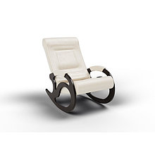 Кресло-качалка «Вилла», 1040 × 640 × 900 мм, экокожа, цвет крем