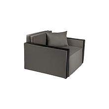 Кресло- кровать "Милена-2" ASH/Экокожа черная