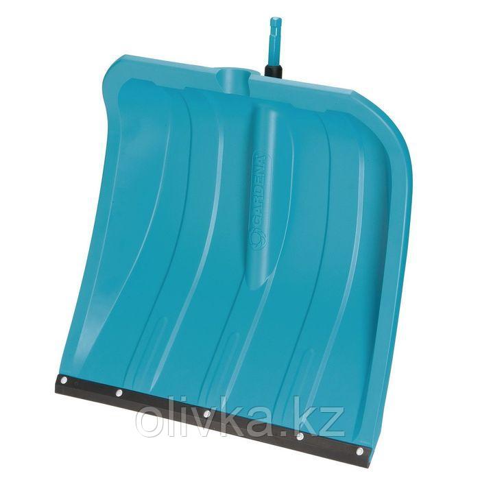 Ковш лопаты пластиковый, 400 × 435 мм, с пластиковой планкой, голубой, комбисистема GARDENA
