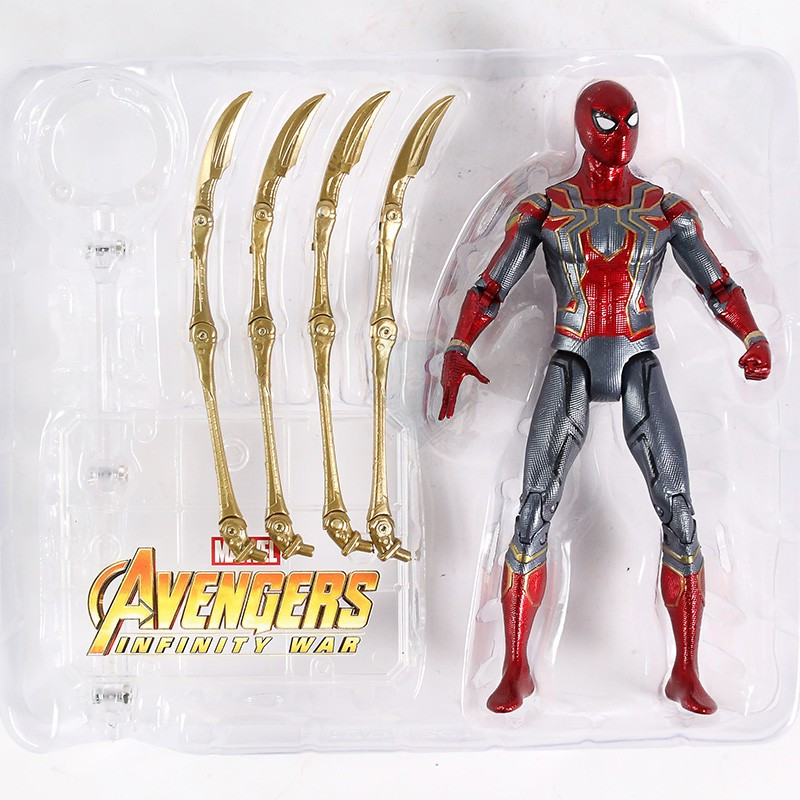 Игровая фигурка Железный Человек Паук Avengers Marvel с подвижными соединениями - фото 4 - id-p88734147