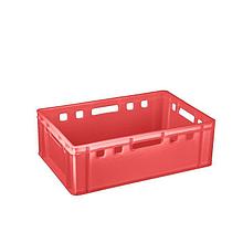 Ящик пластиковый, 207 Е2П, 60х40х20см, красный