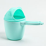 Ковш для купания "Мишка", цвет голубой, фото 2