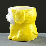 Кашпо керамическое "Щенок" 11*10см, фото 3