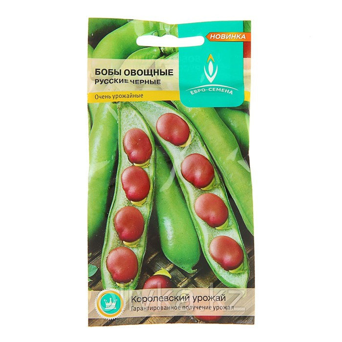 Семена Бобы овощные "Русские" Черные, 10 г