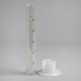 Цилиндр на пластмассовом основании, объём 50 мл, со шкалой, фото 2