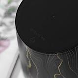 Кашпо «Сияние», 3 л, цвет чёрный мрамор, фото 4