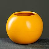 Кашпо керамическое "Апельсин" 11*9см, микс, фото 2