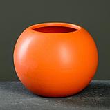 Кашпо керамическое "Апельсин" 11*9см, микс, фото 5