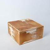 Кашпо деревянное 19×19×10 см, состаренное, фото 2