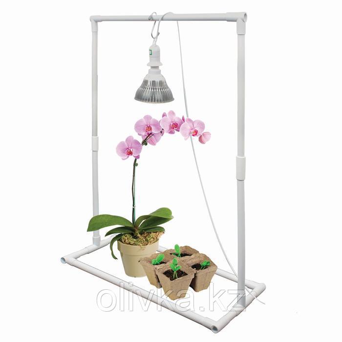 Подставка для фитолампы на подоконник 55 × 20 × 76 см, пластик