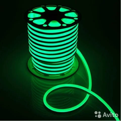 Холодный неон 24х14 мм. матрица SMD 3528, 220в Flex LED Neon , гибкий неон, холодный неон, неоновая лента