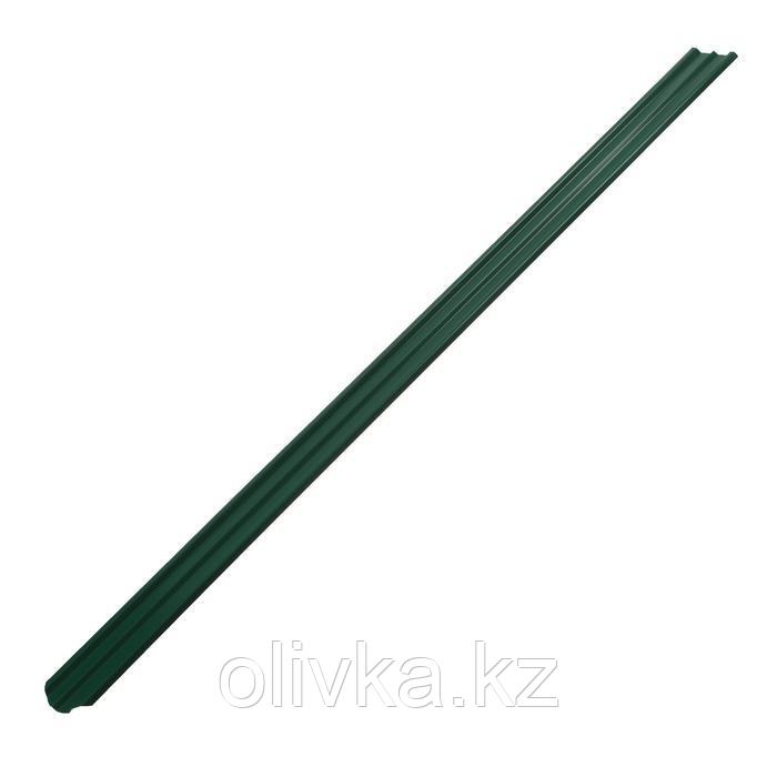 Штакетник металлический, 10 см × 1,5 м, зелёный мох, «Прованс»
