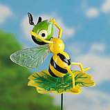 Штекер "Пчелка на листочке", длина 60см, фото 2