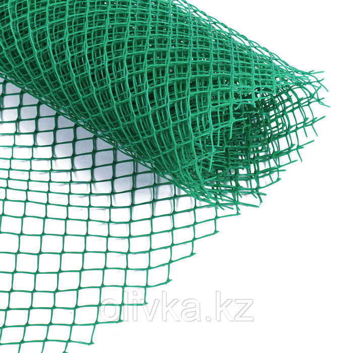 Сетка садовая, 1,5 × 5 м ячейка 1,5 × 1,5 см, зелёная, Greengo