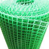 Сетка для цветников, 0,5 × 5 м, ячейка 1,8 × 1,8 см, светло-зелёная, фото 3