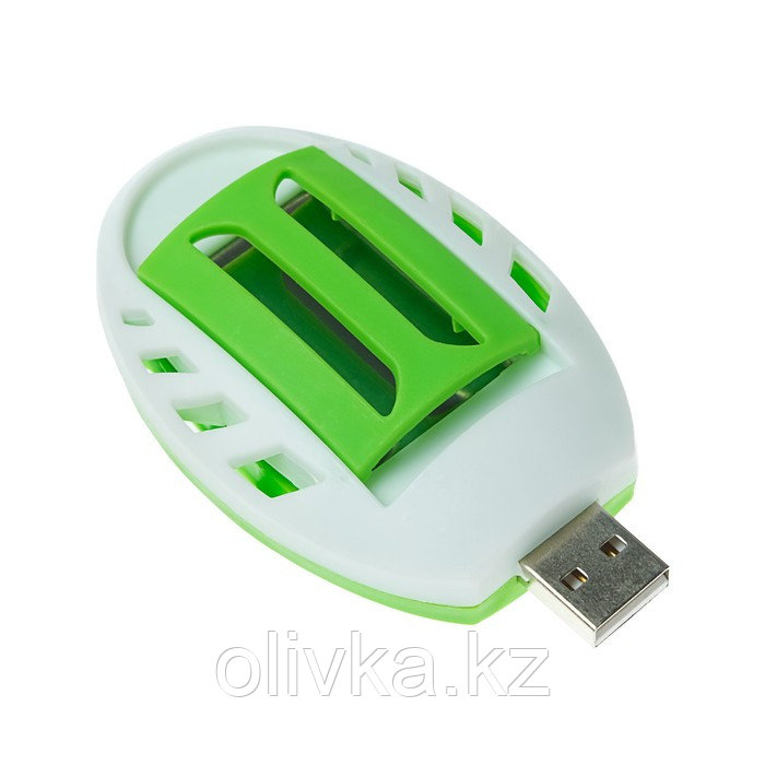 Фумигатор LuazON LRI-10, работает от USB, бело-зеленый