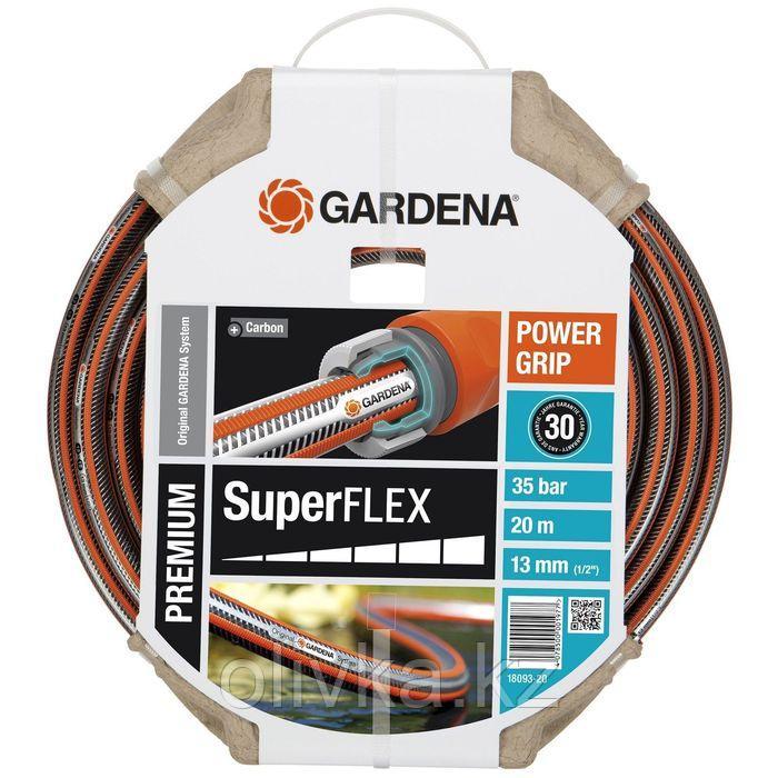 Шланг, ПВХ, d = 12 мм (1/2"), L = 20 м, 3-слойный, армированный, GARDENA SuperFLEX