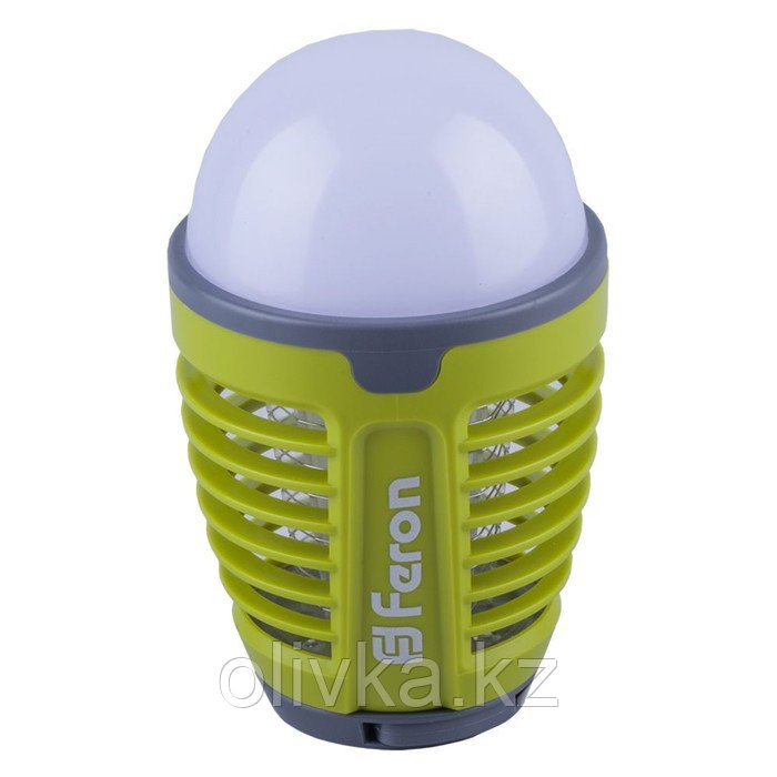 Светильник светодиодный TL850, 5Вт, USB, 4000К, цвет зелёный, антимоскитная сетка 1000В