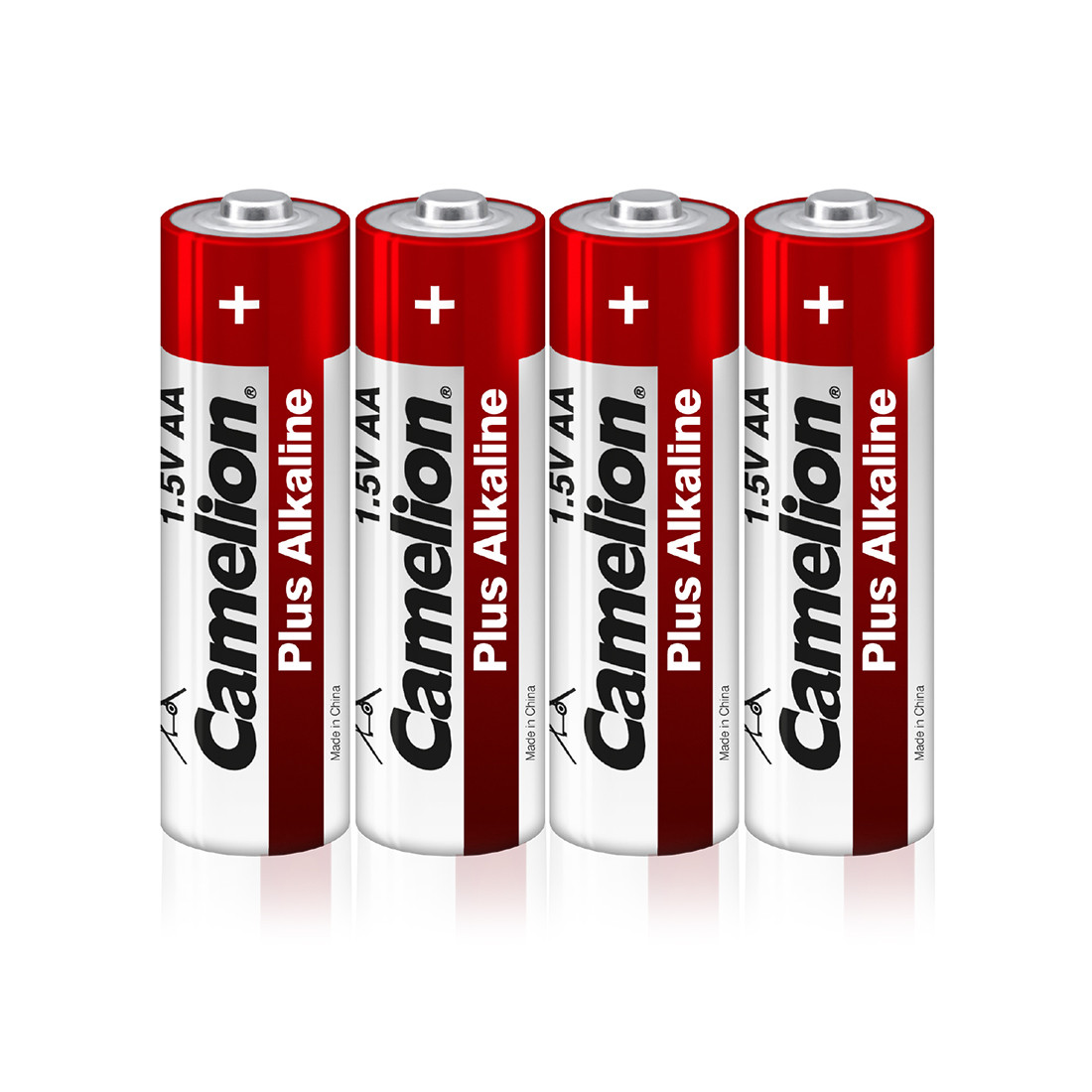 Батарейка, CAMELION, LR6-SP4, Plus Alkaline, AA, 1.5V, 2700 mAh, 4 шт. в плёнке