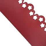 Лента бордюрная, 0.2 × 9 м, толщина 1.2 мм, пластиковая, фигурная, красная, фото 3