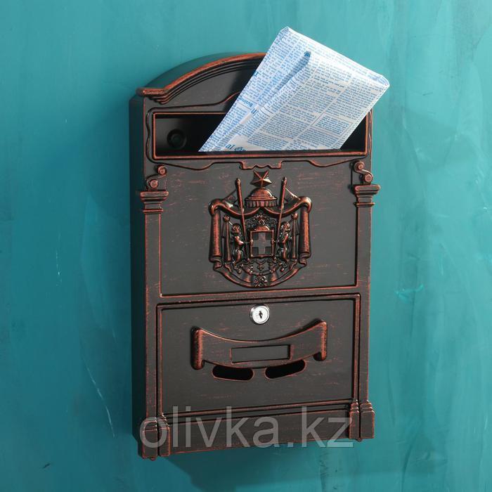 Ящик почтовый №4010В, старая медь
