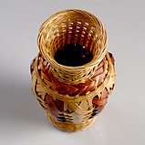 Кашпо «Ваза», 10×19 см, бамбук, фото 3