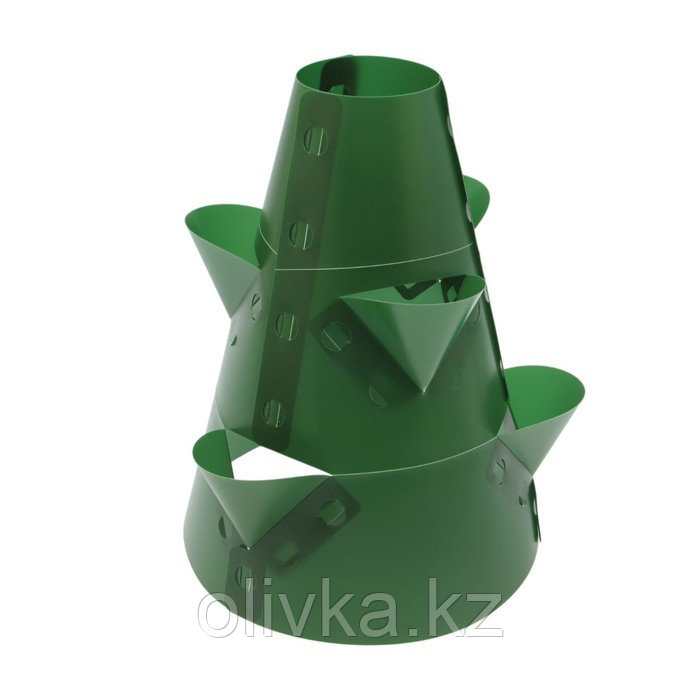 Клумба конусная, d = 15–45 см, h = 60 см, зелёная