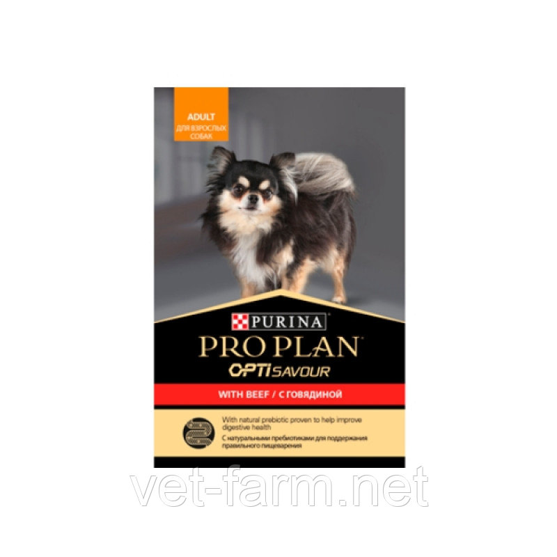 Proplan opti savour с говядиной 100г