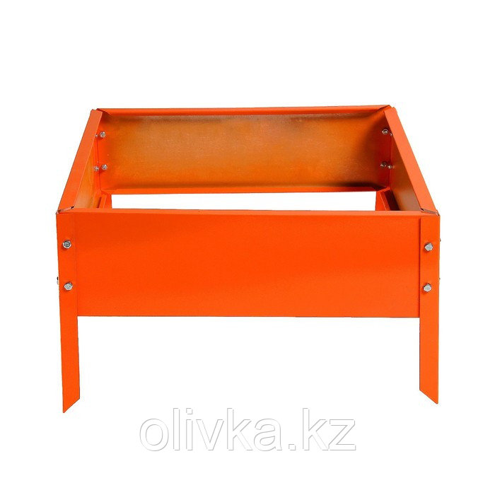Клумба, 50 × 50 × 15 см, оранжевая, Greengo