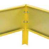 Клумба оцинкованная, 2 яруса, 50 × 50 см, 100 × 100 см, h = 30 см, жёлтая, «Квадро», Greengo, фото 2