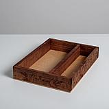 Ящик-кашпо подарочный «Ботаника», 27,5 × 20 × 5 см, фото 2
