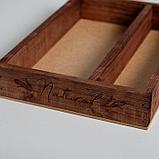 Ящик-кашпо подарочный «Ботаника», 27,5 × 20 × 5 см, фото 3